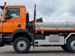 MAN TGM 13.240 Zweiseitenkipper Kran 4x4 Kamera