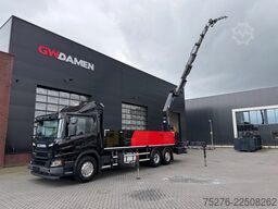 Scania P370 XT 6x2 HMF 3220-K6+Fly jib FJ600-K3 Euro 6D