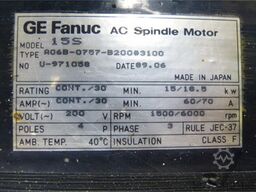 Fanuc A06B-0757-B200#3100 AC Spindel Motor