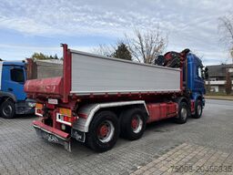 Scania R580 8X4 Kipper Kran HIAB 244-5
