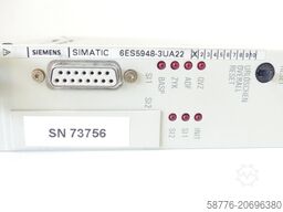 Siemens Simatic S5-155U 6ES5948-3UA22 CPU948 Version 1 SN 73756