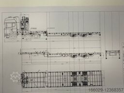 Wiese Stufensattel Tieflader mit Kran Fassi F545