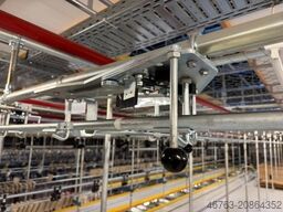 SSI Schäfer Rundrohrhängebahn