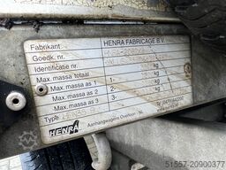 Henra HEN35 B Plateau Trailer | 3-Axle | 3.500