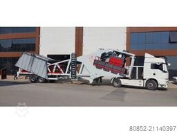 Polygonmach mobile 60m3/hour concrete batching plant