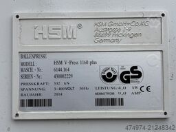 HSM V-Press 1160 Plus 2014