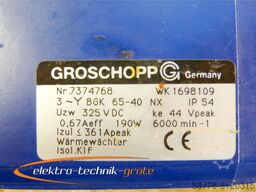 Groschopp WK 1698109 Motor mit Getriebe EPL64/2