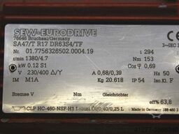 SEW-Eurodrive SA47/T R17 DR63S4/TF