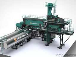 Constmach Asphalt Plant Mobile 160 TPH drum mix asphalt plant