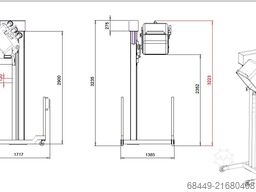 Barsso mobiele lift voor 200L normwagens
