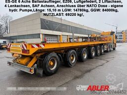 ES-GE 6-Achs Ballastauflieger 4x Lenk 2x Lift Hydr.