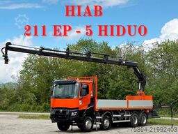 RENAULT K 430 * HIAB 211 EP - 5 HIDUO+ FUNK * 8x4