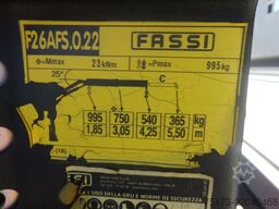FIAT Ducato Maxi Doka Pritsche Fassi Ladekran