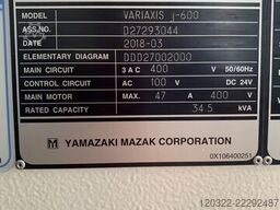 Mazak VARIAXIS j-600