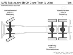 MAN TGS 33.400 BB CH Crane Truck (2 units)