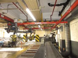 Demag Portalkran Kran KBK2 26x3,4m KBK II Saugheber Vacuumpumpe 2x 50KG