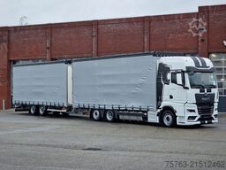 MAN TGX 26.480 6x2 - Tautliner - H&W trailer - NEW ...