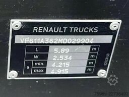 Renault T480 VF611A362MD029904  2X FUEL TANK, PARKING A...