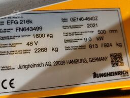 Jungheinrich EFG 216k 880mh/ 4.6m/ 2021y