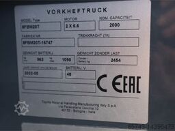 Toyota 8FBM20T Valid inspection, *Guarantee! Electric, 47