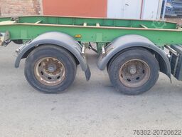 Hüffermann HTS 18.77 Tandem Abrollanhänger Scheiben