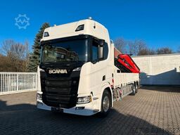 SCANIA R540 Pritsche + Fassi F545 Kran 6x2