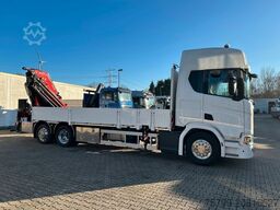 SCANIA R540 Pritsche + Fassi F545 Kran 6x2