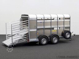 Ifor Williams TA5 HD | 12X6 | DOPPELSTOCK 372X156X183CM VIEHANHÄNGER | 2X LÜFTUNG