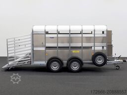 Ifor Williams TA5 HD | 12X6 | DOPPELSTOCK 372X156X183CM VIEHANHÄNGER | 2X LÜFTUNG