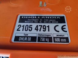 Dhollandia DHLM.08 ACHTERSLUITENDE LAADKLEP 750 KG. - 12 V...