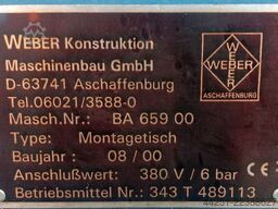 WEBER Konstruktion Maschinenbau GmbH Montagetisch