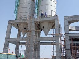 Polygonmach 500Tons capacity cement silo bolted type