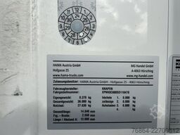 KNAPEN K600 SCHUBBODEN, SEITENTüREN , 87M³, LIFTACHSE, ALU-FELGEN,