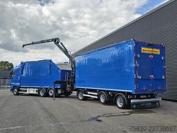 DAF XF 440 6x2 / PENZ CRANE - KRAN + TIPPER TRAILER
