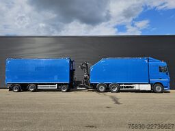 DAF XF 440 6x2 / PENZ CRANE - KRAN + TIPPER TRAILER