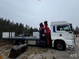 MAN 26.413 crane truck with 33 t/m Ferrari crane WATCH
