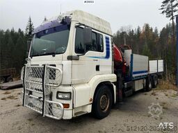 MAN 26.413 crane truck with 33 t/m Ferrari crane WATCH