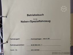 ATLAS 1404K ZW 4x4 ZW RAIL Zweiwegebagger + Anbauteile