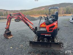 Kubota U17-3a Mini Excavator with Grading Bucket – Custom