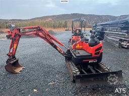 Kubota U17-3a Mini Excavator with Grading Bucket – Custom