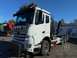 Mercedes-Benz Arocs 3251 8x4*4, JOAB Hook-lift + Plow-equippe...
