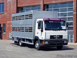 MAN TGL 8.240 - 2 deck livestock Bekkers - Loadlift...