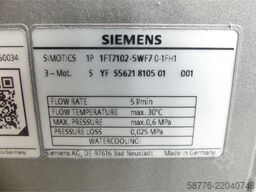 Siemens 1FT7102-5WF70-1FH1 Motor SN:YFS5621810501001 NEUWERTIG!!!