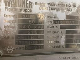 WALDNER DOSOMAT YOGURT CUP FILLER/SEALER 12,6