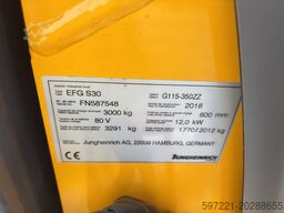 Jungheinrich EFG S30 Neuwertig 307 Stunden Duplex