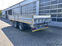Möslein TTD 19 B  19 t Tandemkipper- Tieflader hydraulischer Klappe Breitbereifung