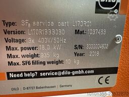 DILO SF6 service cart L170R01+Storage Tank