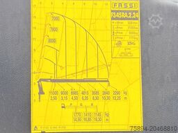 MERCEDES-BENZ ACTROS 2645* FASSI F345 RA 2.4/FUNK+Anhänger