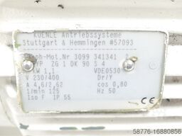  Küenle Antriebstechnik ZG 1 DK 90 S 4 Getriebemotor SN:3099341341
