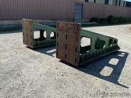 Paire d'équerres en fonte 3000 x 1000 x 1245 mm